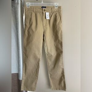 Children’s place tan dress pants, size 12 nwt